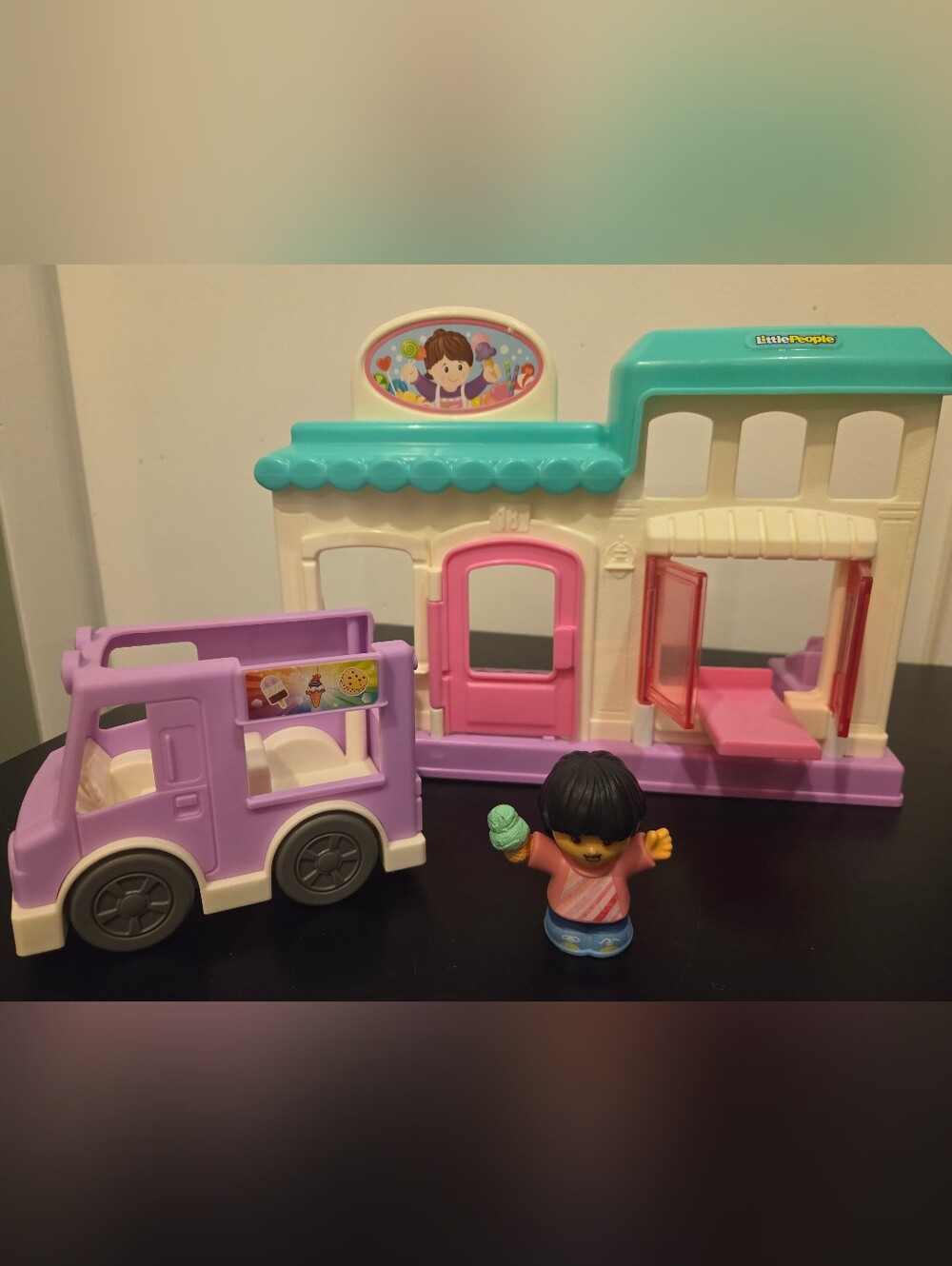 Little People Time For A Treat Ice Cream Shop Playset